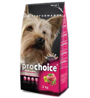 Pro Choice Small Adult Kuzu Eti ve Pirinçli 3 kg Köpek Maması kullananlar yorumlar